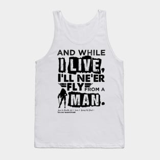 Joan of Arc Henry VI Shakespeare Quote Tank Top